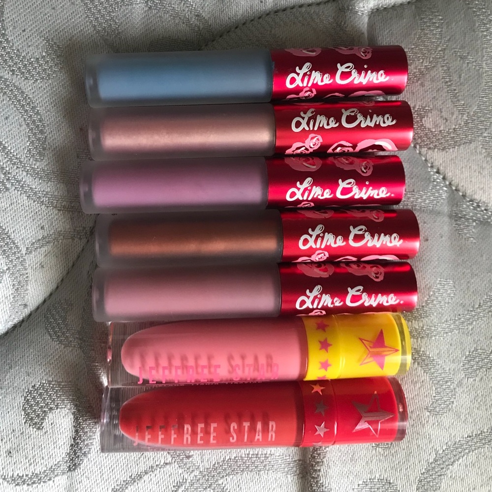 Lime crime and Jeffree Star lipstick bundle